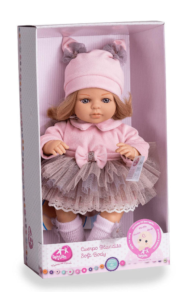 Berjuan 1073 Laura Doll Pink 40cm - TOYBOX Toy Shop