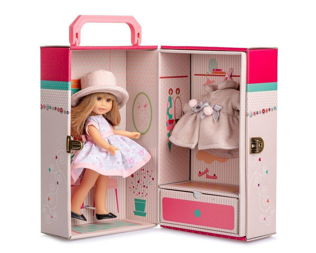 Berjuan 11016 Irene Doll With Blonde Hair in a Case 22cm - TOYBOX Toy Shop