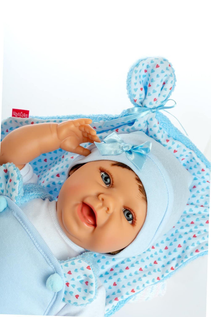 Berjuan 1219 Baby Sweet Doll 50cm - Blue - TOYBOX Toy Shop