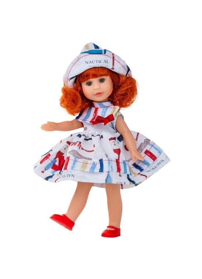 Berjuan Doll 1014 Irene Redhead Wardrobe & Dress 22 cm Pink - TOYBOX