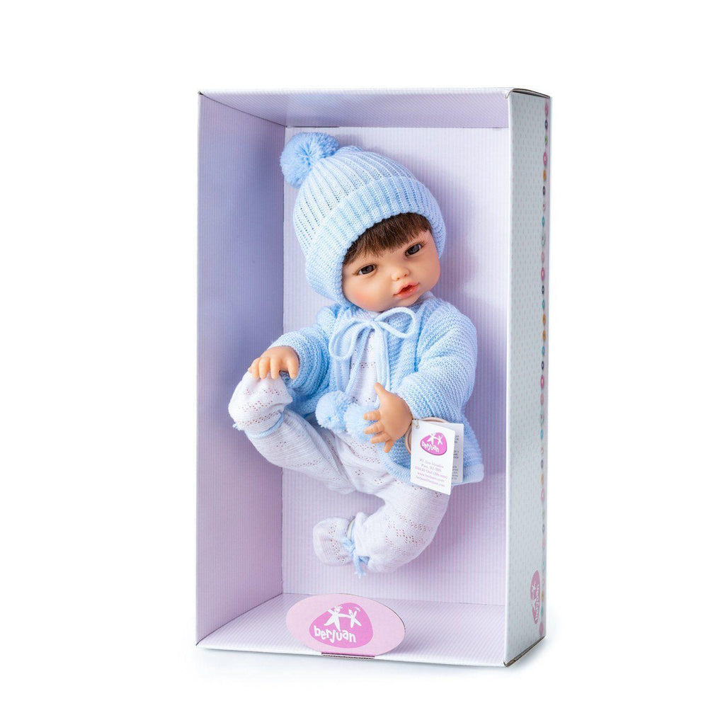 Berjuan Doll 2401 Posturitas Blue Wool Jacket 32 cm - TOYBOX Toy Shop