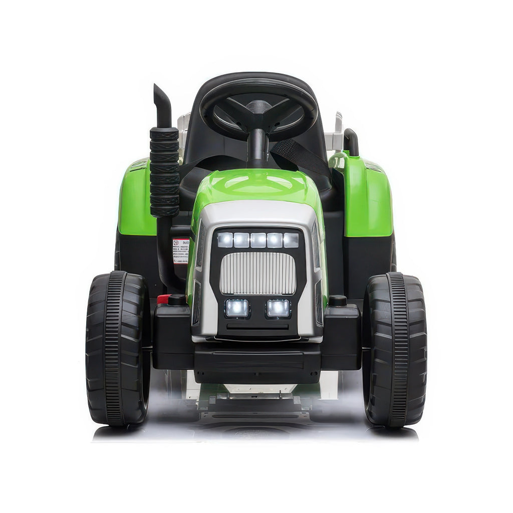 Big Farm 12V Electric Ride-on Tractor with Trailer