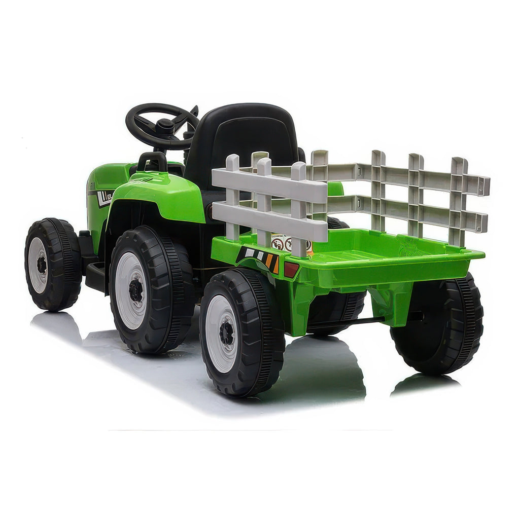 Big Farm 12V Electric Ride-on Tractor with Trailer