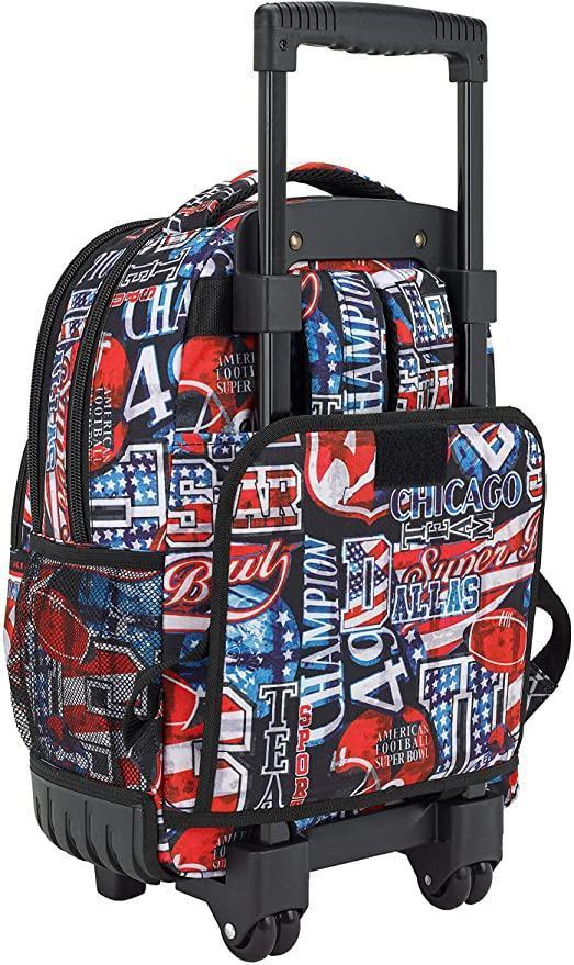 Blackfit8 Super Bowl School Bag With Trolley 45cm - TOYBOX Toy Shop