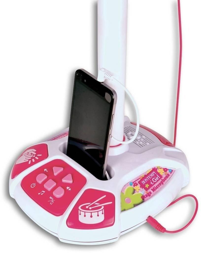 Bontempi 404271 Stage Microphone Playset - Pink - TOYBOX Toy Shop