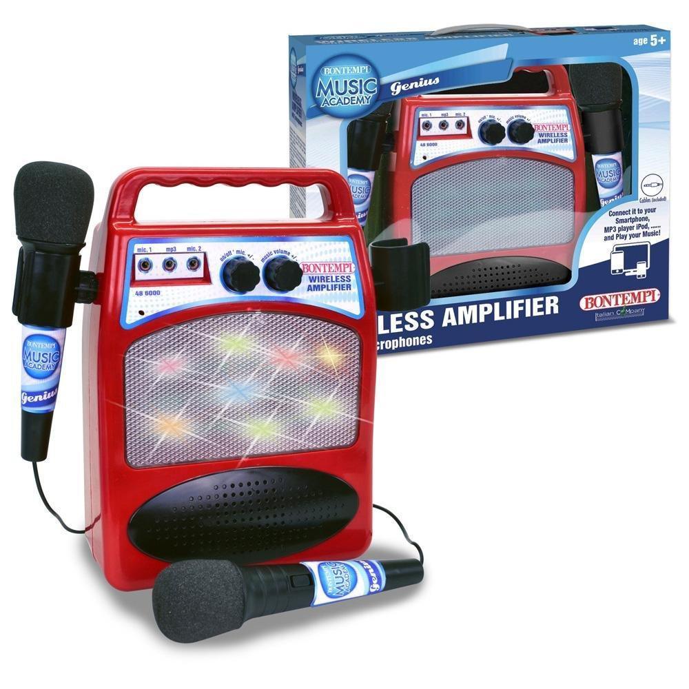 Bontempi Wireless Amplifier with 2 Microphones 486000 - TOYBOX Toy Shop