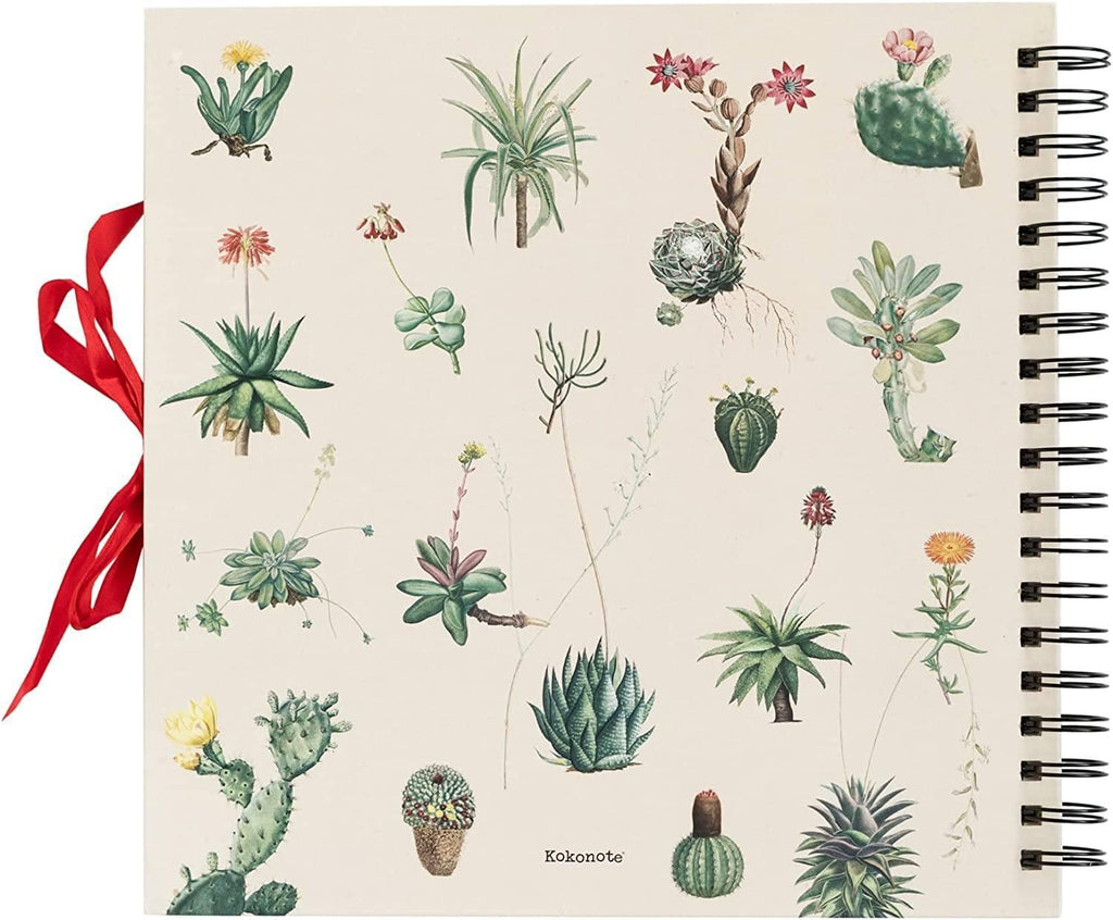 Botanical Cacti Scrapbook Photo Album - TOYBOX Toy Shop