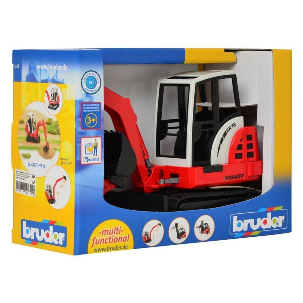 BRUDER 02432 Schaeff Mini Excavator Digger HR 16 - TOYBOX Toy Shop