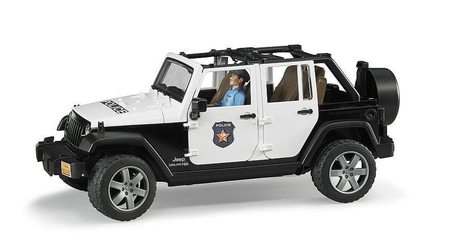 BRUDER Police Jeep Wrangler Rubicon Unlimited - TOYBOX Toy Shop