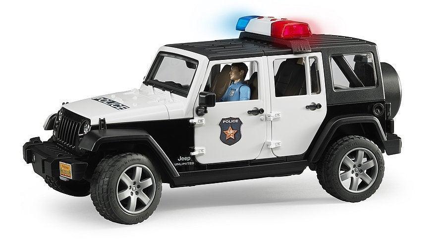 BRUDER 02526 Police Jeep Wrangler Rubicon Unlimited - TOYBOX Toy Shop