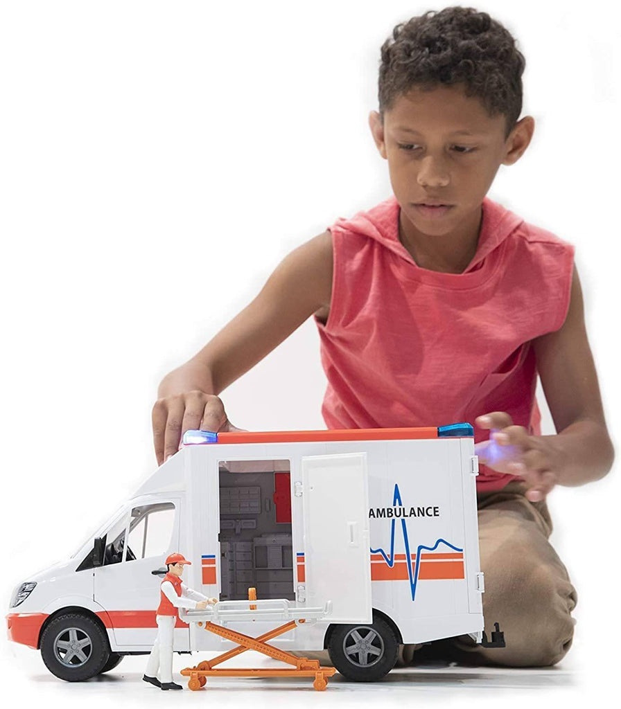 BRUDER 02536 MB Sprinter Ambulance with Driver - TOYBOX