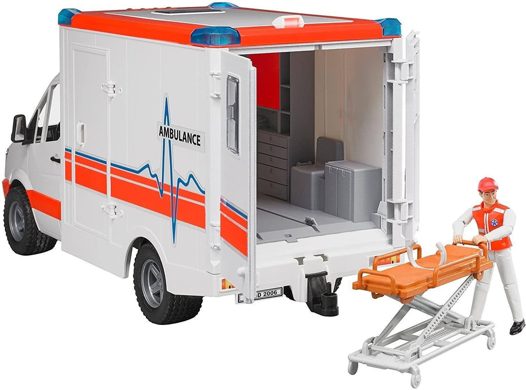 BRUDER 02536 MB Sprinter Ambulance with Driver - TOYBOX