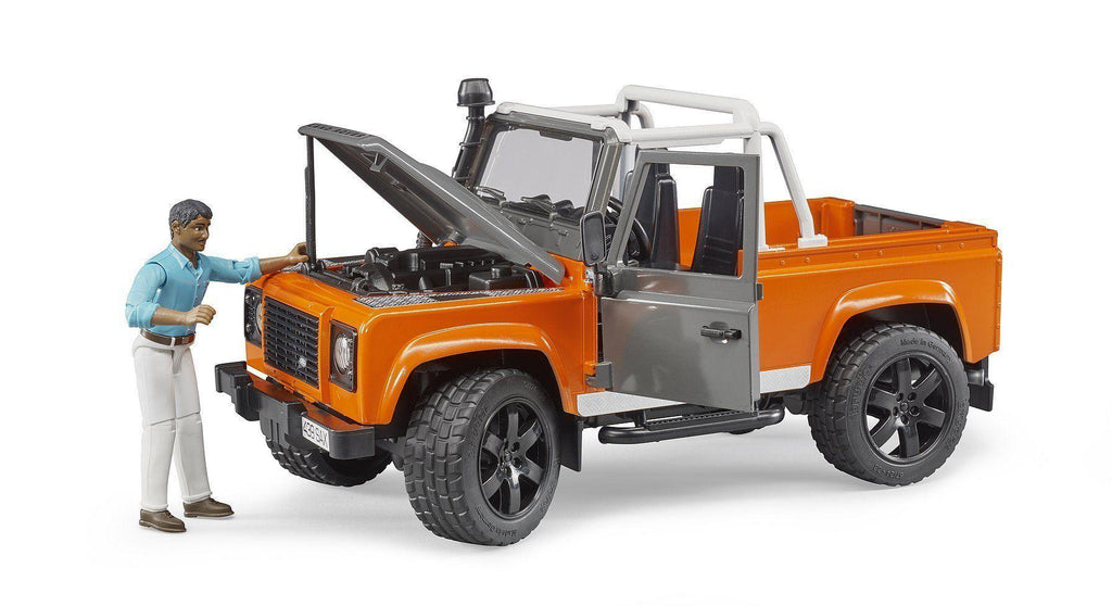 BRUDER 02591 Land Rover Defender Pick Up - TOYBOX Toy Shop