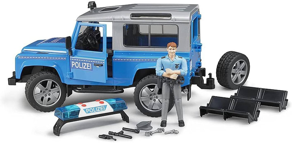 BRUDER 02597 Land Rover Police Truck - TOYBOX Toy Shop
