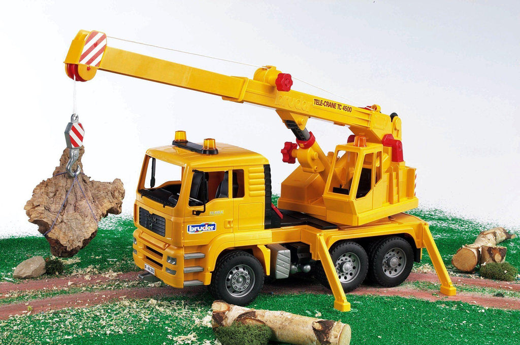 BRUDER 02754 Tele-Crane TC 4500 Crane Truck Vehicle - TOYBOX Toy Shop