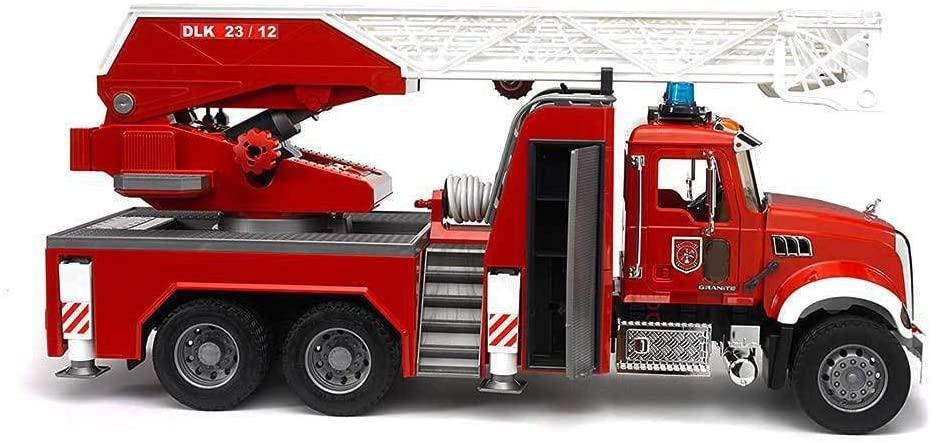 BRUDER Mack Granite Fire Engine with Slewing Ladder and Water Pump - TOYBOX Toy Shop