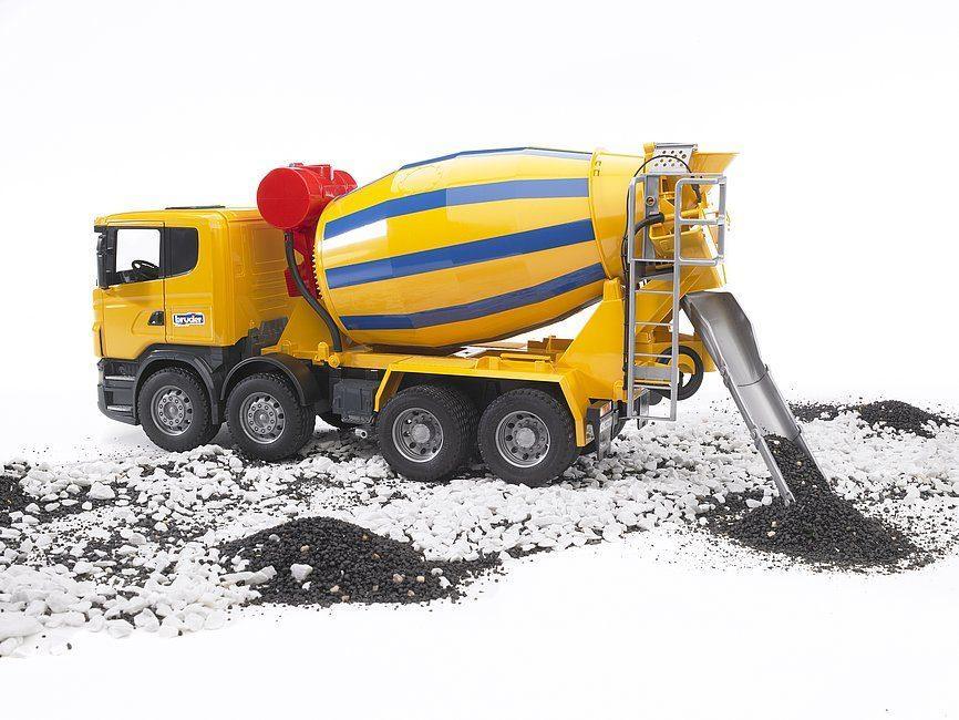 BRUDER 03554 Scania R-Series Cement Mixer Truck - TOYBOX Toy Shop