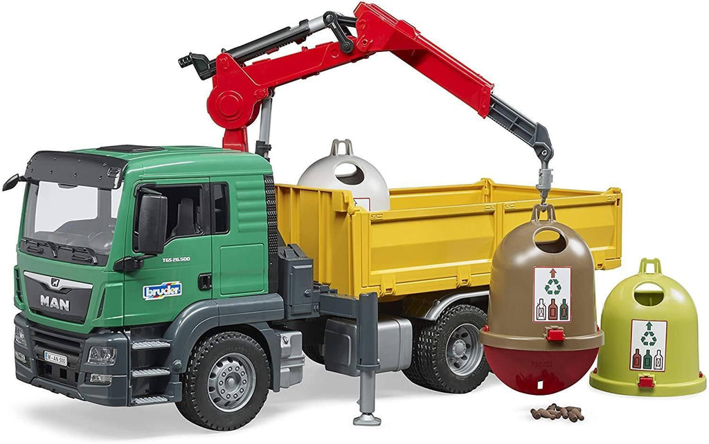 BRUDER 03753 MAN TGS Truck with Loading Crane - TOYBOX Toy Shop