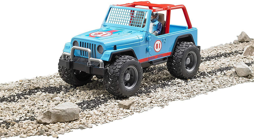 BRUDER 2541 Blue Cross Country Racer Jeep With Driver - TOYBOX Toy Shop