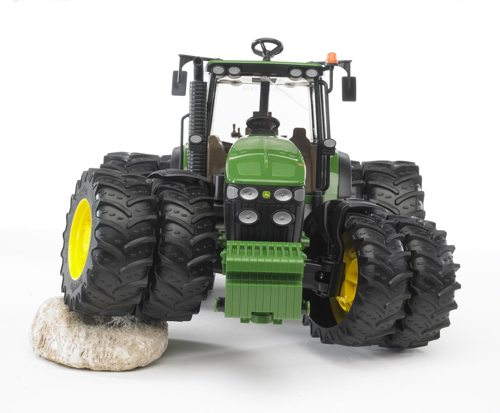 BRUDER 3052 John Deere Tractor With Twin Wheels - TOYBOX Toy Shop