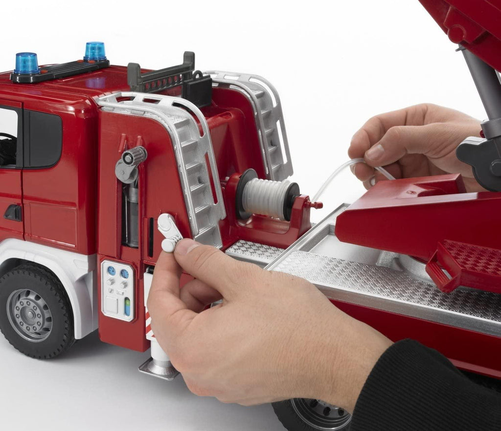 BRUDER 3590 Scania Fire Engine with Water Pump - TOYBOX Toy Shop