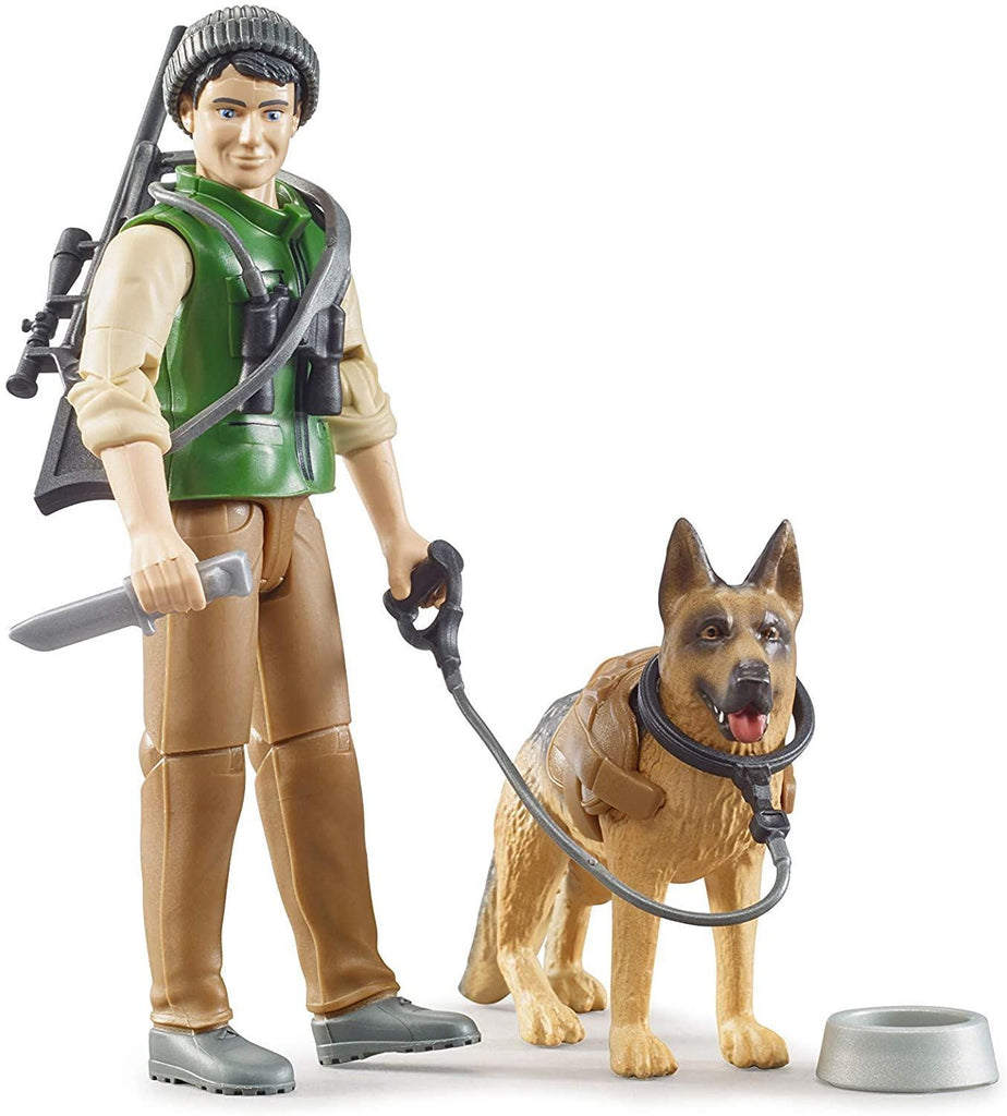 BRUDER Bworld Forester With Dog And Accessories - TOYBOX Toy Shop