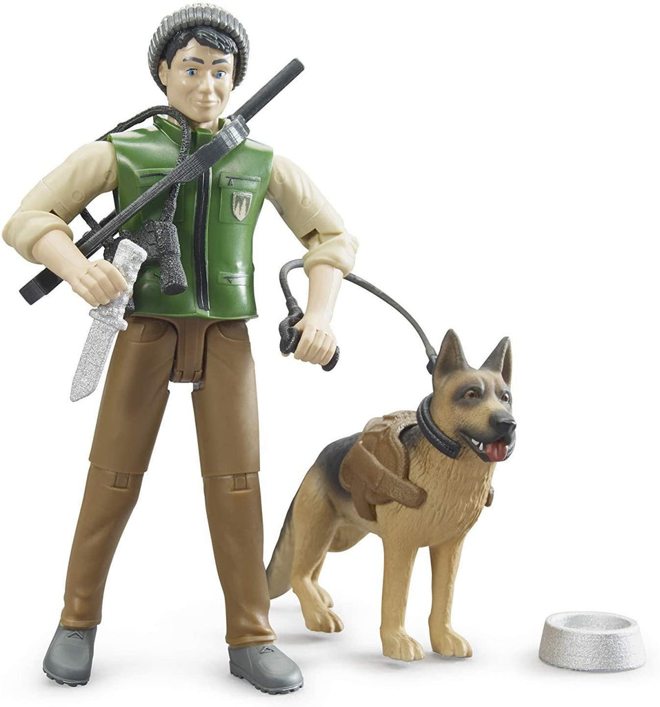 BRUDER Bworld Forester With Dog And Accessories - TOYBOX Toy Shop