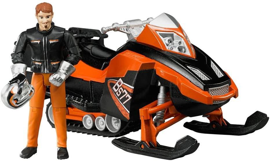 BRUDER Bworld Snowmobile With Driver And Accessories - TOYBOX