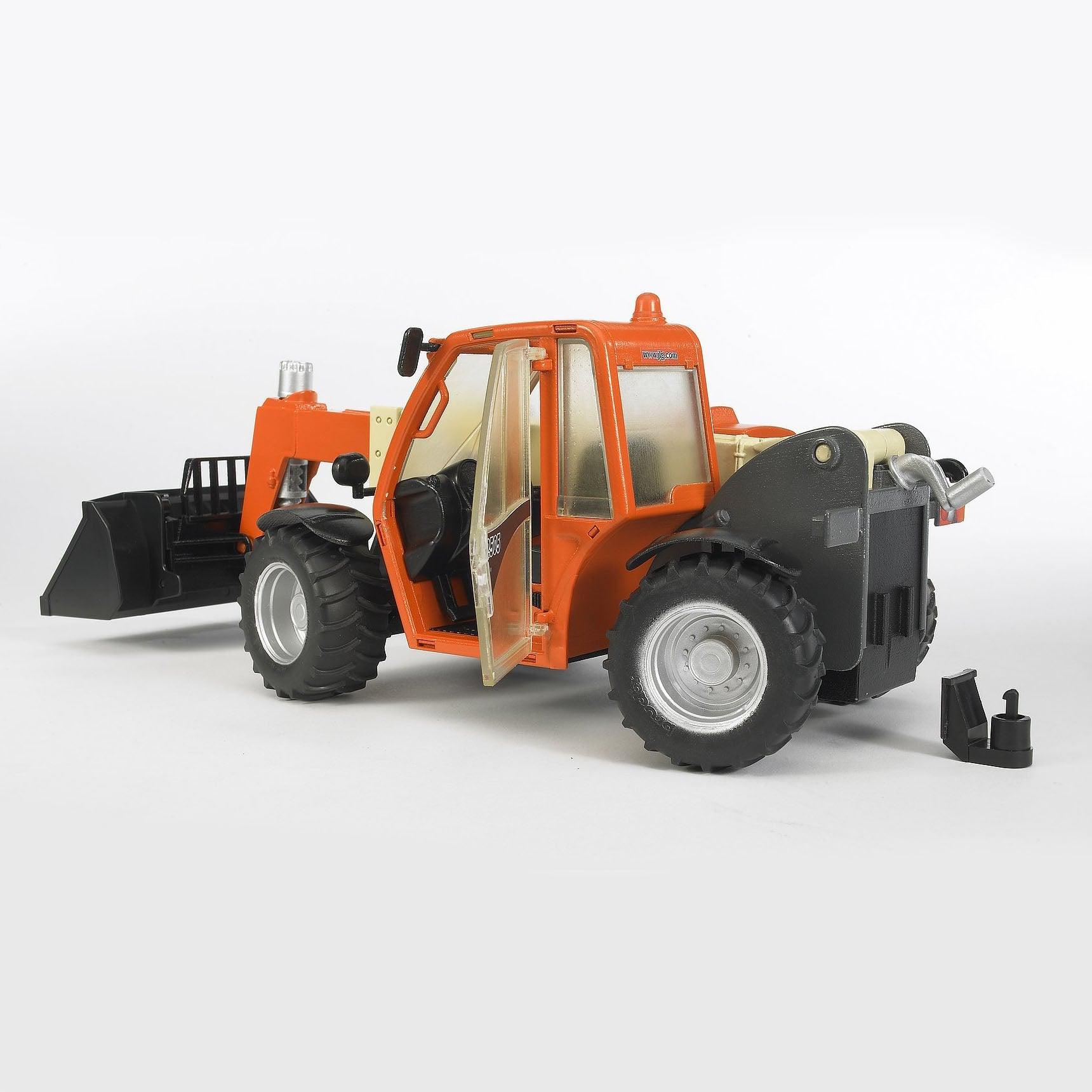 Bruder JLG 2505 Telehandler Toy - 1:16 Scale Construction Vehicle With Working Features