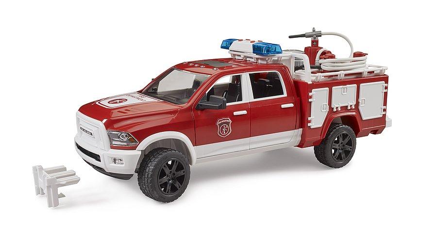 BRUDER RAM 2500 Fire Engine Truck with Light & Sound - TOYBOX Toy Shop
