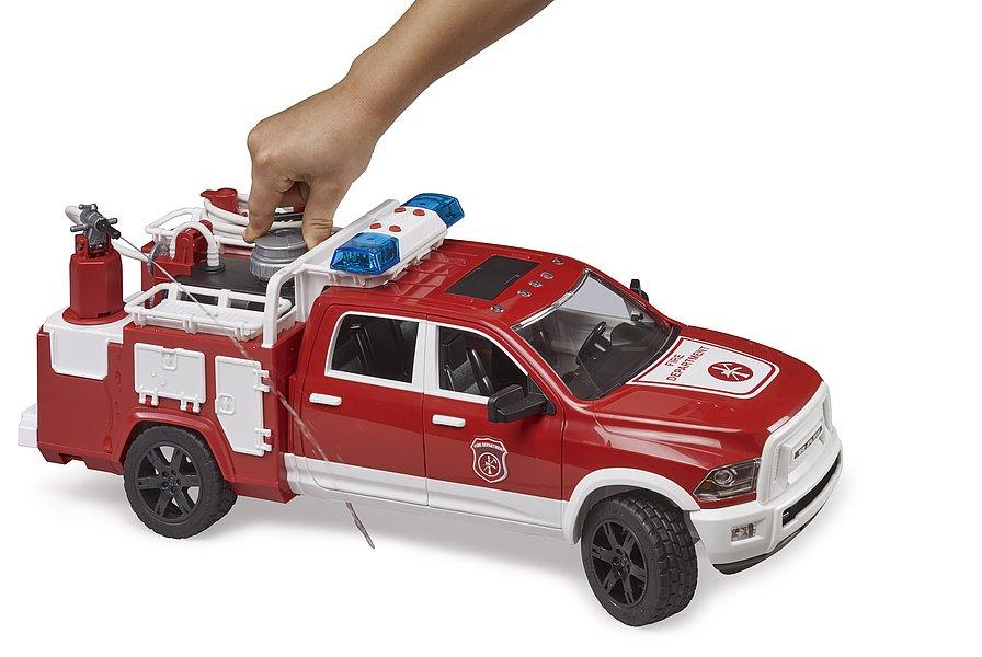 BRUDER RAM 2500 Fire Engine Truck with Light & Sound - TOYBOX Toy Shop