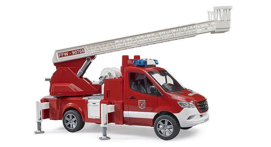 BRUDER Sprinter Fire Service With Turntable Ladder, Pump And Light & Sound Module - TOYBOX Toy Shop