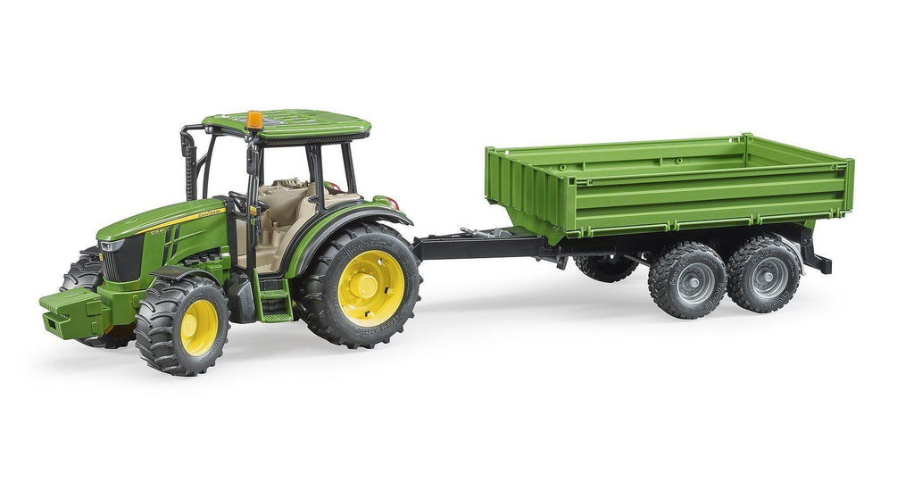 BRUDER Tractor John Deere  with Trailer - TOYBOX Toy Shop