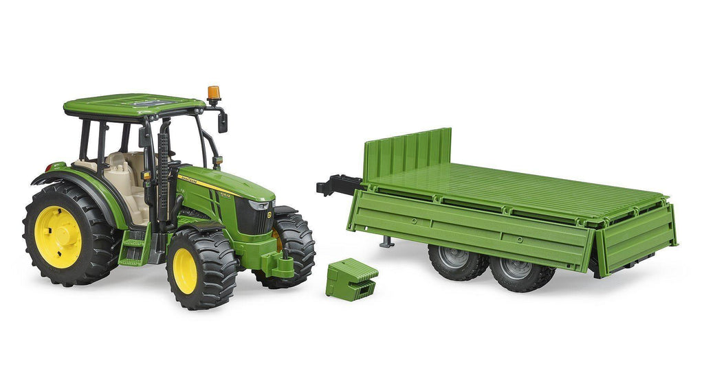 BRUDER Tractor John Deere  with Trailer - TOYBOX Toy Shop