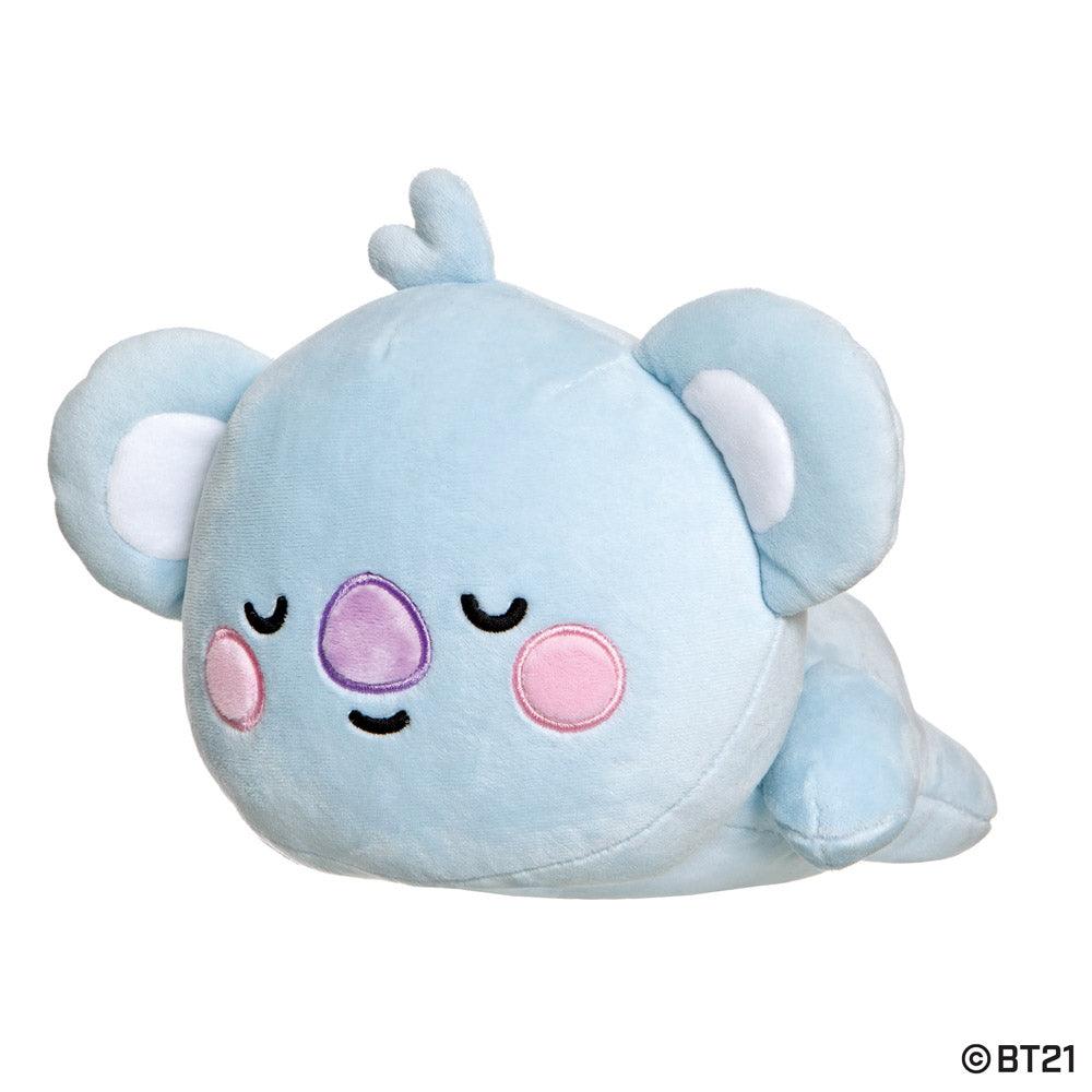 Peluche Seduto Koala KOYA 20 Cm - Aurora World X BT21 Merchandise Ufficiale LINE FRIENDS, Blu, Adatto Dalla Nascita