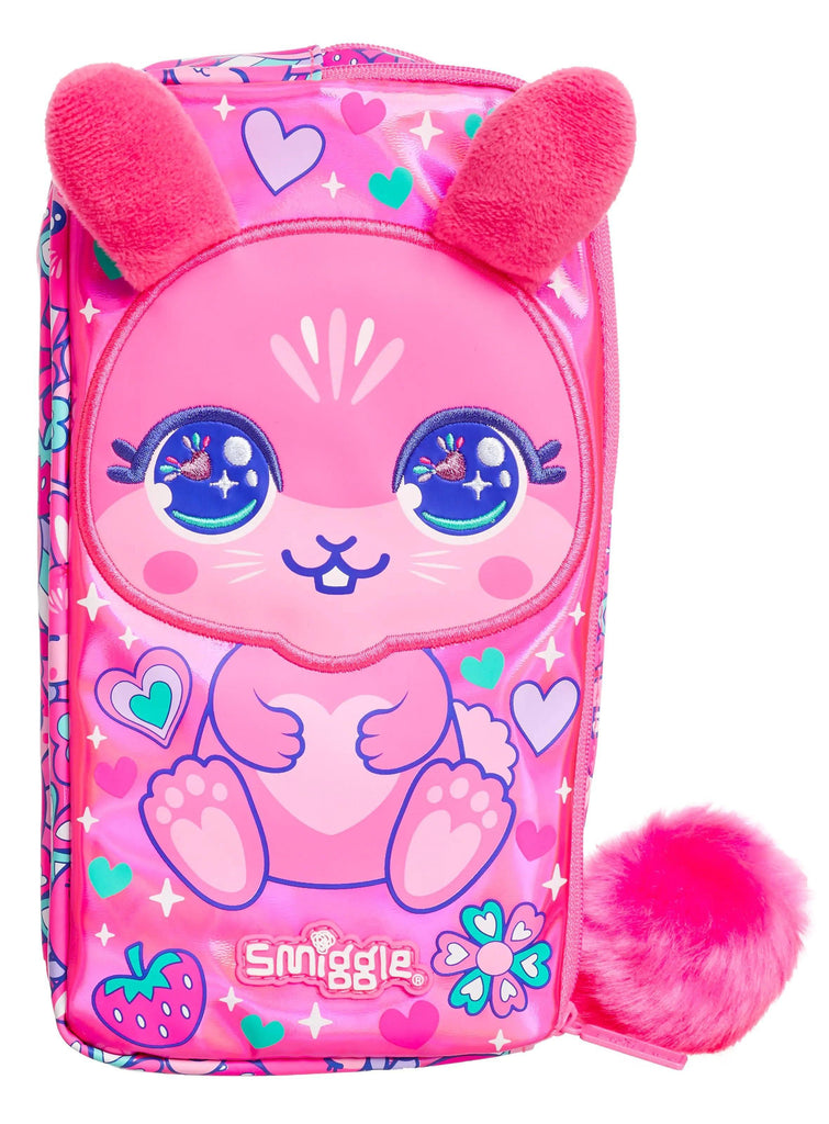 SMIGGLE Budz Character Two Pocket Pencil Case - Pink - TOYBOX Toy Shop