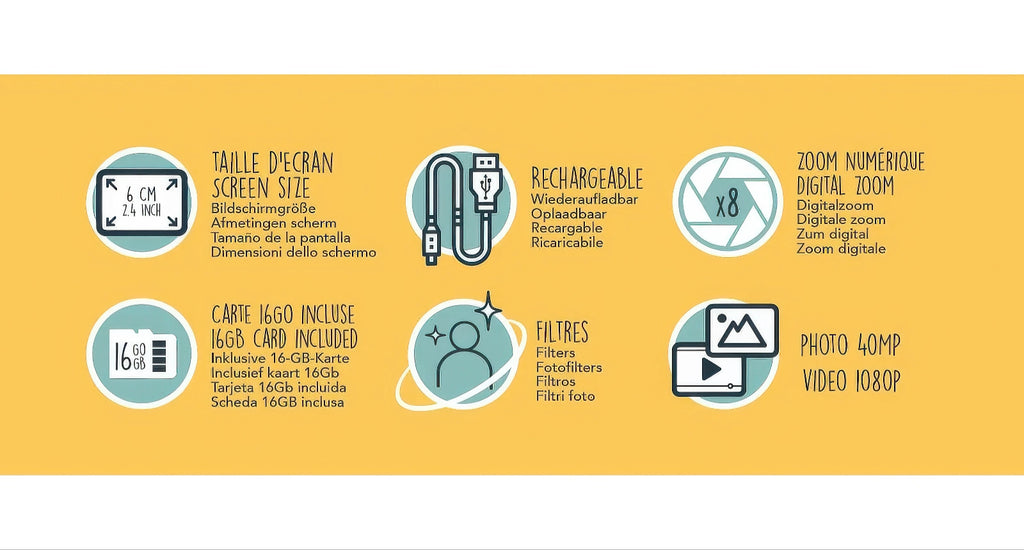 BUKI Cam Junior Kids Camera