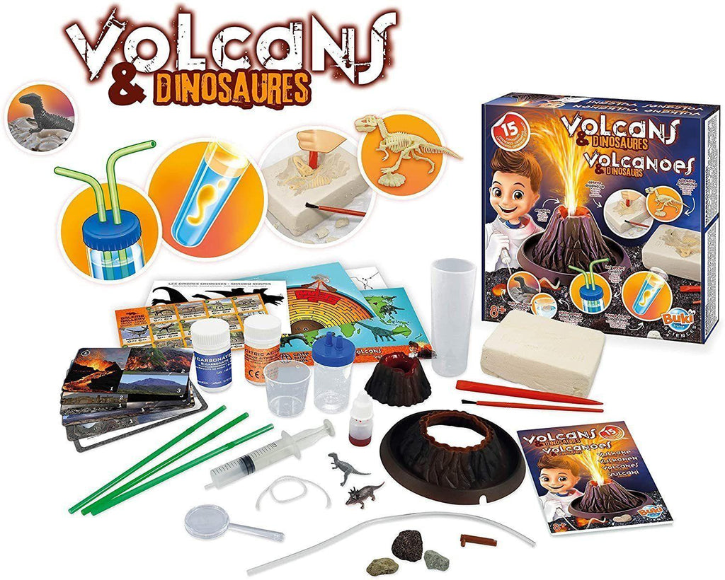 BUKI France 2224 - Volcanoes and Dinosaurs - TOYBOX Toy Shop