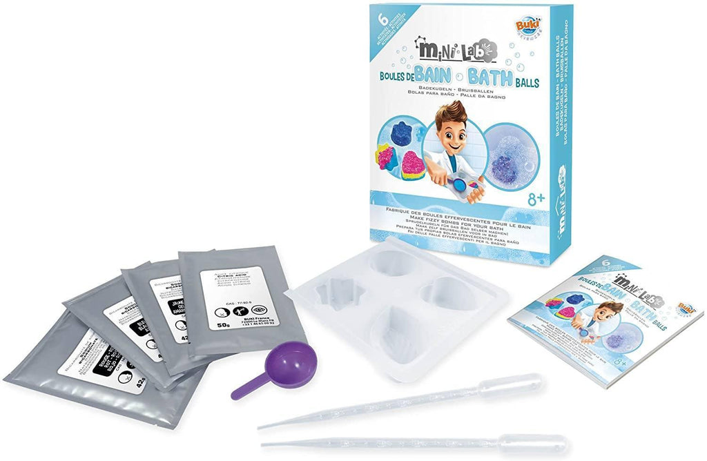 BUKI France 3010 - Mini Lab Bath Balls Playset - TOYBOX Toy Shop