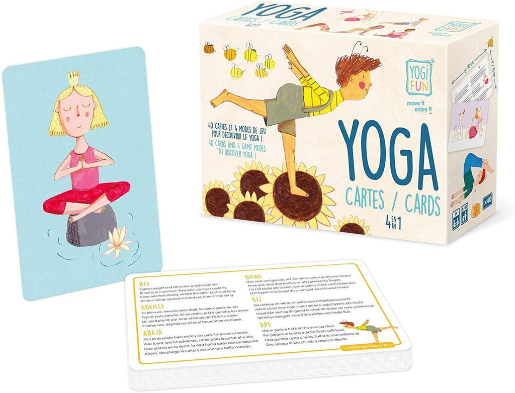Buki France 4 in 1 Yoga Cards Game - TOYBOX Toy Shop