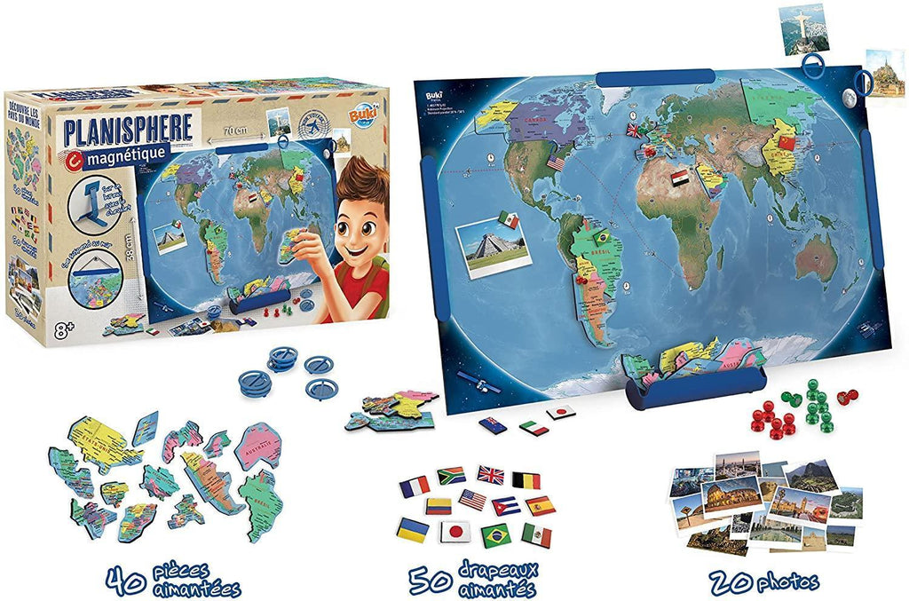 BUKI France 7346 Magnetic Planisphere - TOYBOX Toy Shop