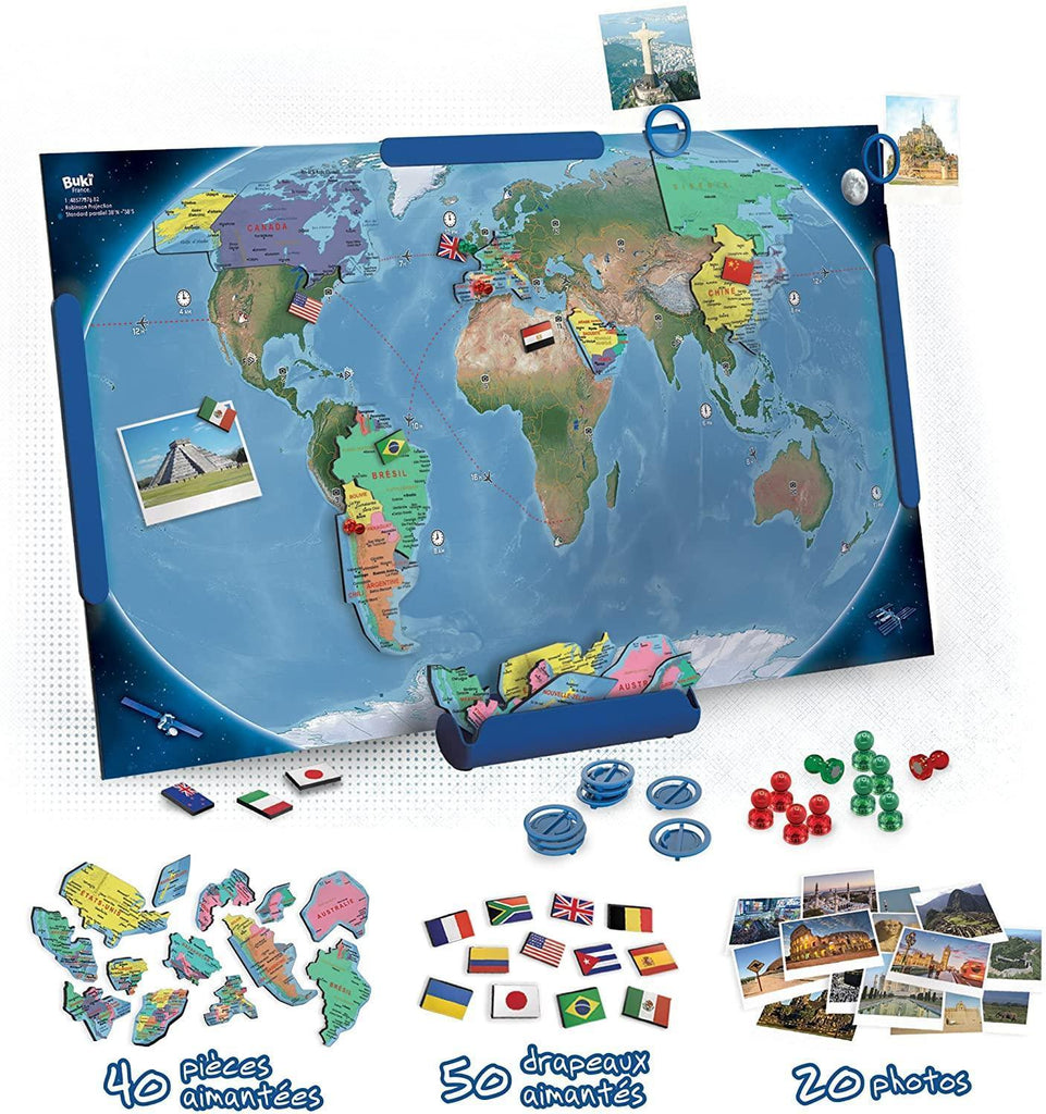 BUKI France 7346 Magnetic Planisphere - TOYBOX Toy Shop