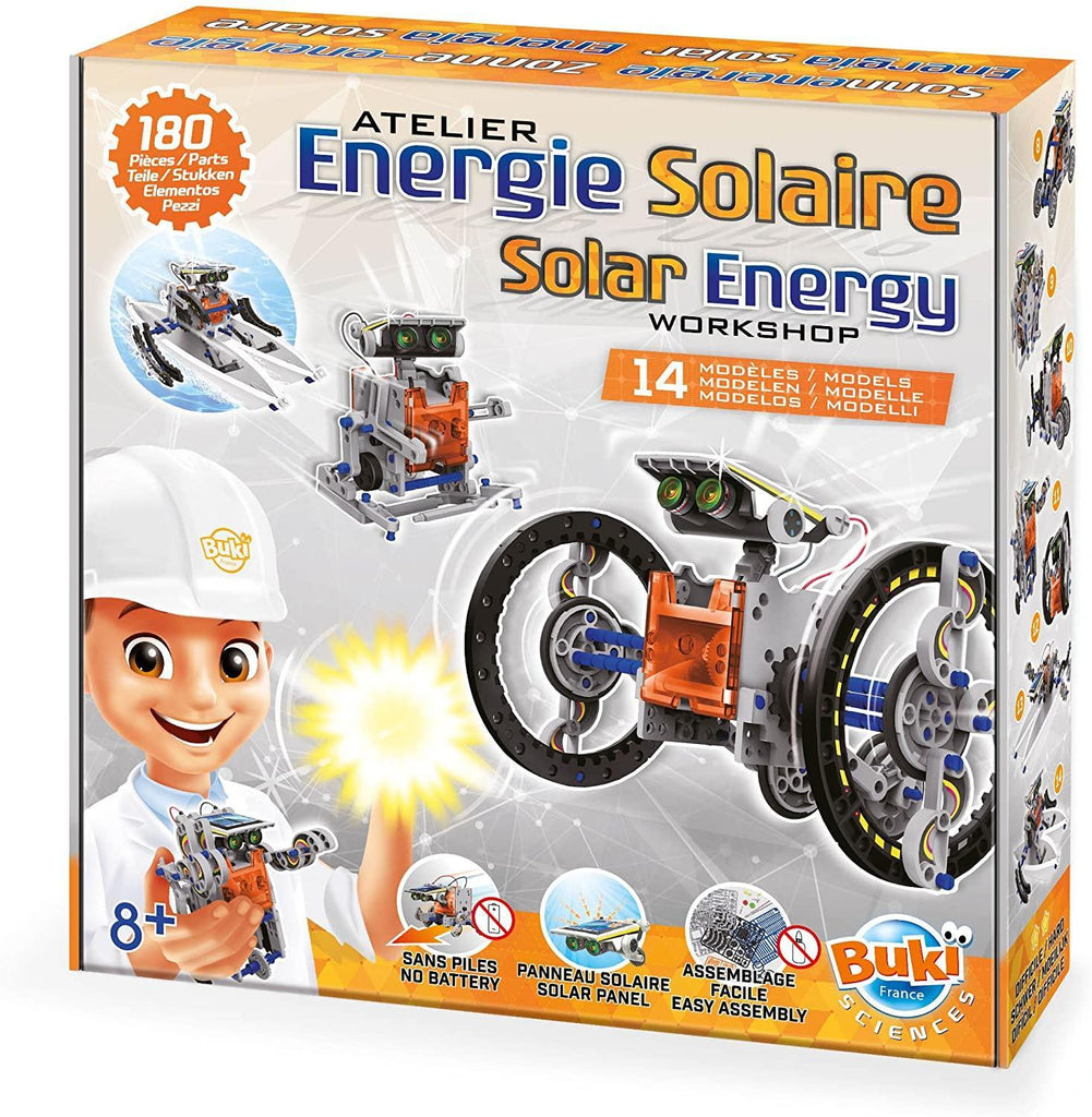 BUKI France 7503 Construction Solar Energy 14 in 1 - TOYBOX Toy Shop