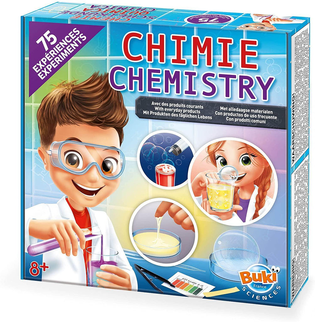 BUKI France 8363 Chemistry Lab 75 experiments - TOYBOX Toy Shop