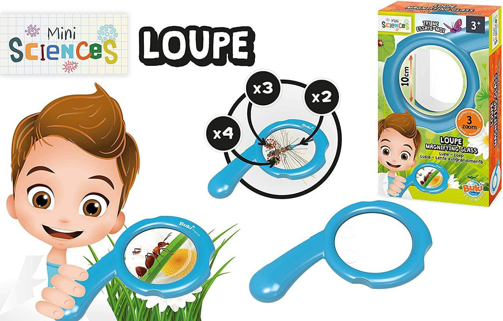 BUKI France 9007 Mini Sciences Magnifying glass - TOYBOX Toy Shop