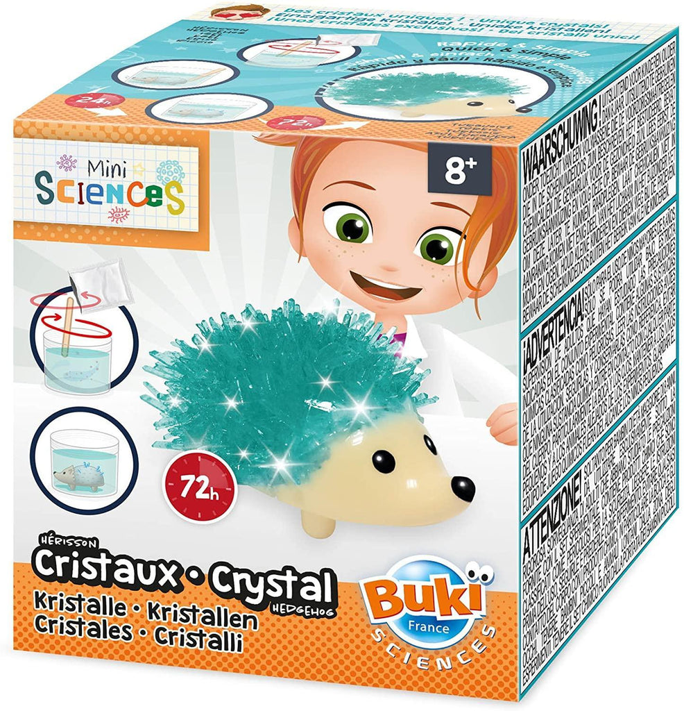 BUKI France 9008 - Mini Sciences Crystal Hedgehog - TOYBOX Toy Shop