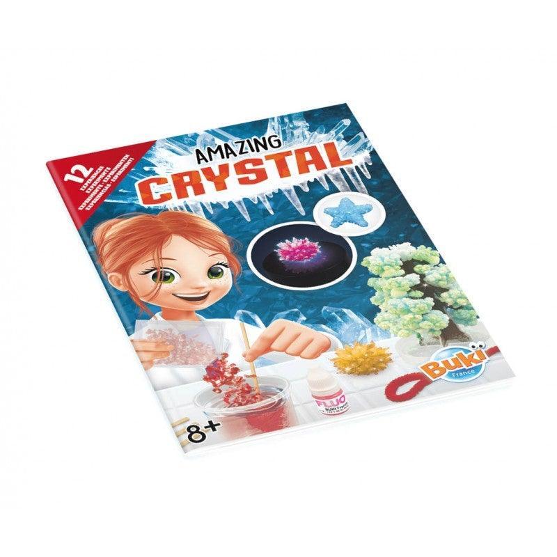 Buki Amazing Crystal – Set Scientifico Per Creare Cristalli – 12 Attività – Da 8 Anni