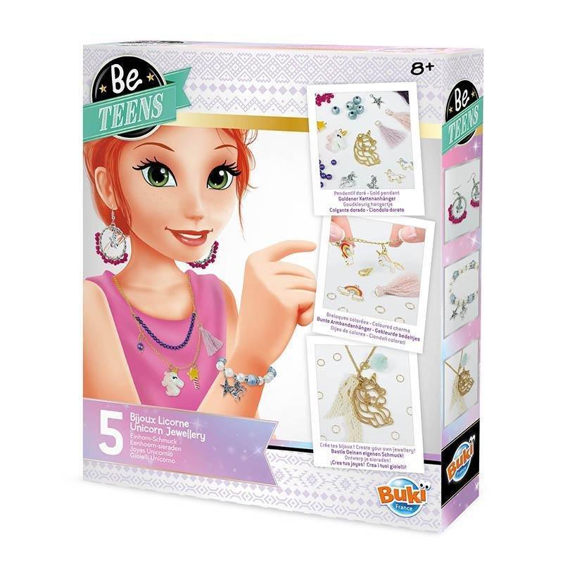 BUKI France Be Teens Jewellery Unicorn Jewellery Making Kit - TOYBOX Toy Shop
