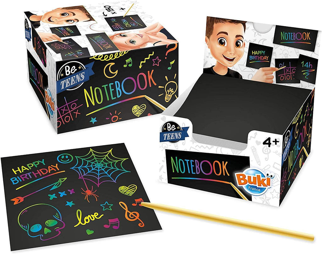BUKI France Be Teens Scratch Notebook - TOYBOX Toy Shop
