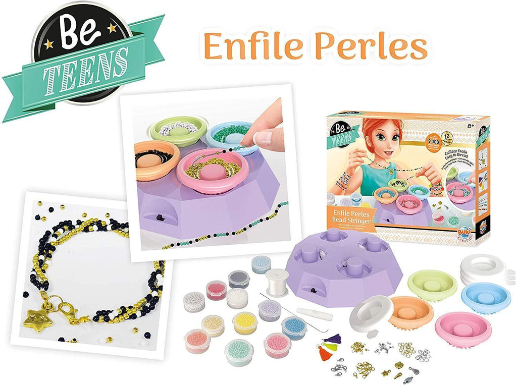 BUKI France BE004 - Be Teens Bead Stringer Playset - TOYBOX Toy Shop